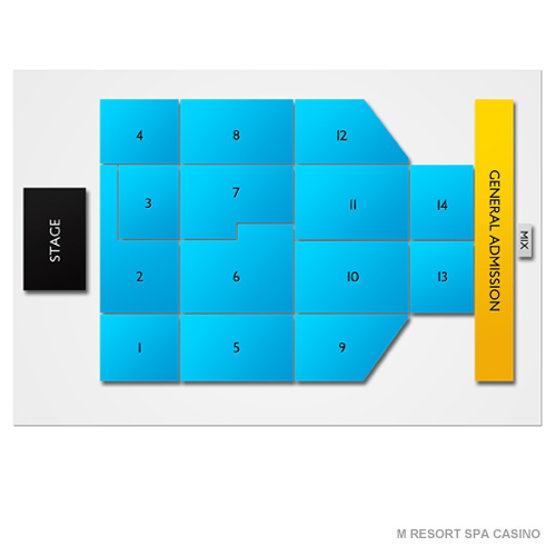 M Resort Spa Casino Venue Map