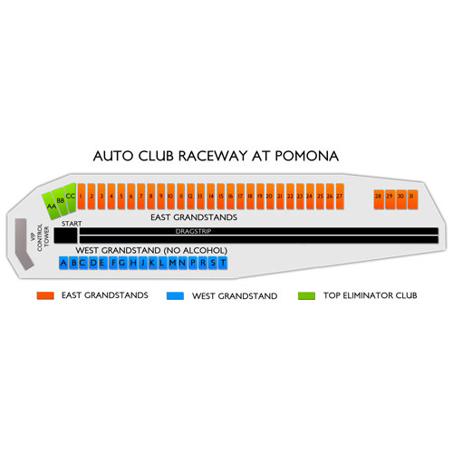 Auto Club Seating Chart