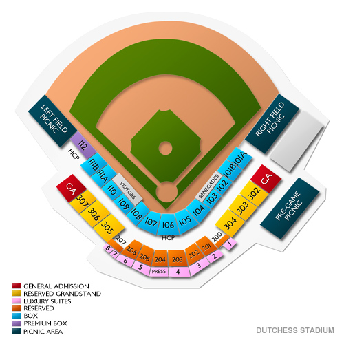 Dutchess Stadium Seating Chart