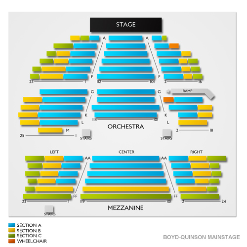 Venue seating map