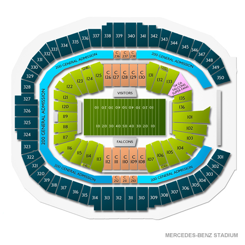 Mercedes Benz Stadium 21 Seating Chart