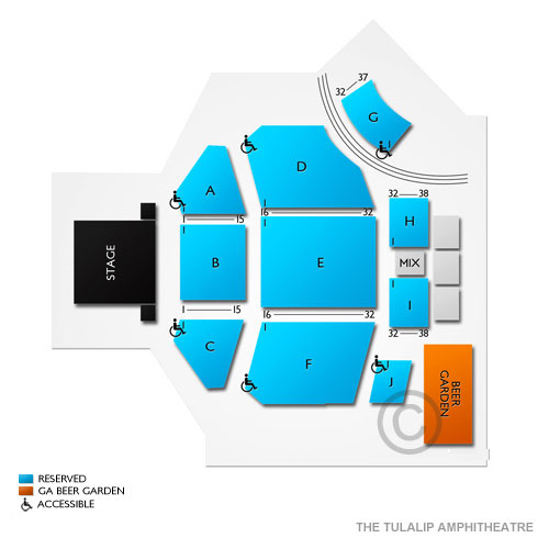 Tulalip Amphitheatre 2019 Seating Chart