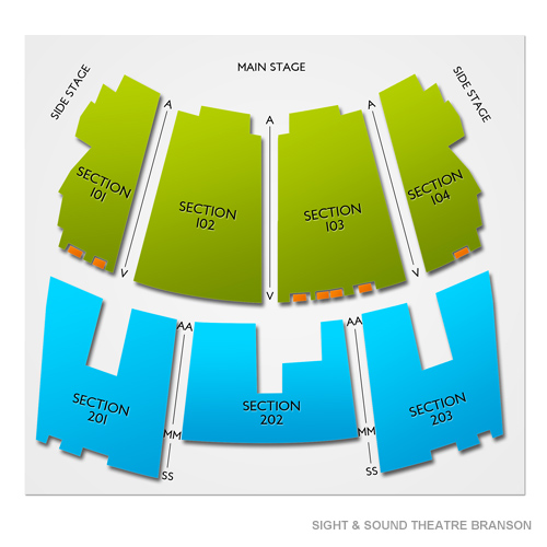 Sight and Sound Theatre Branson Venue Map