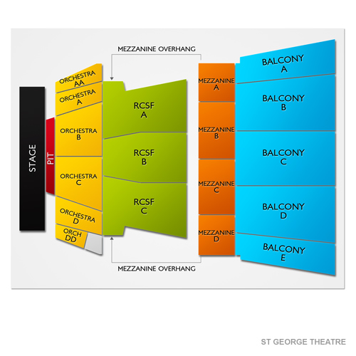 St George Theatre Venue Map