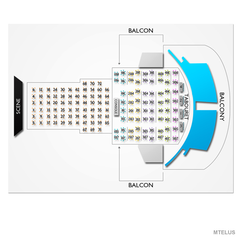 MTELUS Venue Map