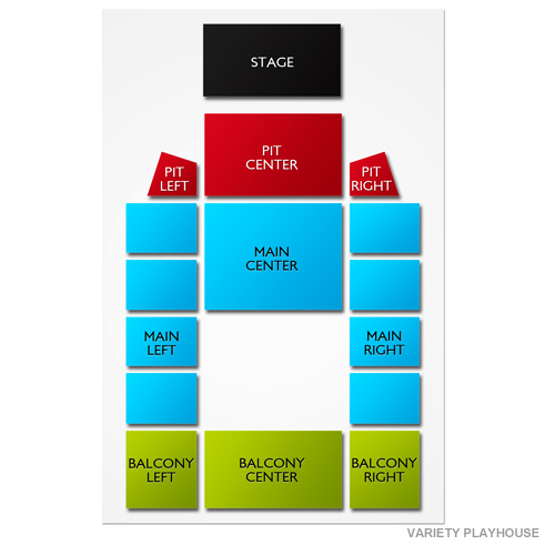 Variety Playhouse Venue Map