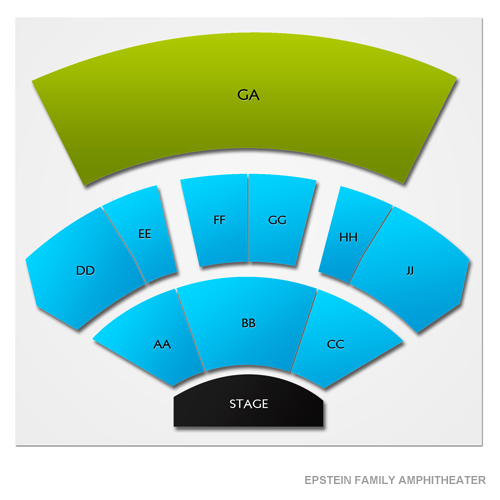 Epstein Family Amphitheater Venue Map