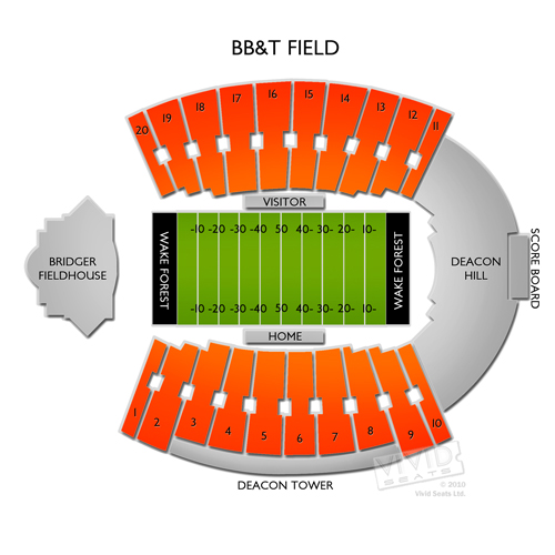 BB&T Field Seating Chart Vivid Seats