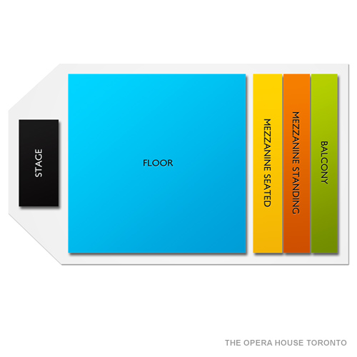 The Opera House Toronto Venue Map