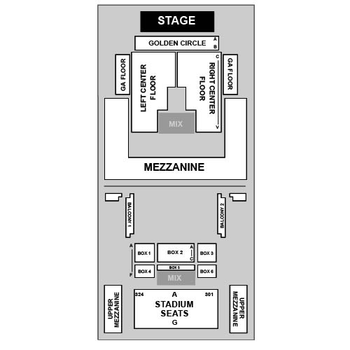 Citizens House of Blues Boston Venue Map
