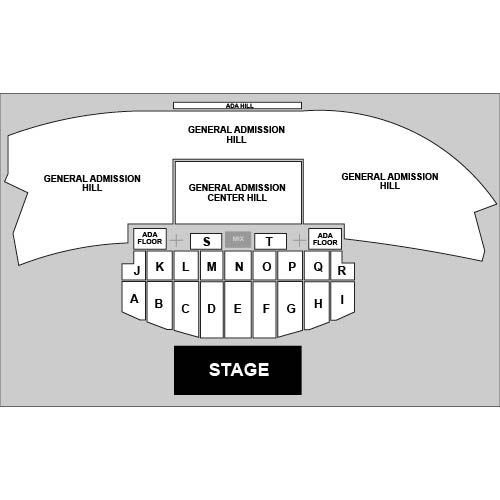Thunder Ridge Nature Arena Venue Map
