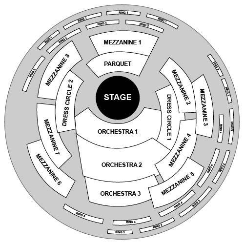 Denver Performing Arts Complex Venue Map