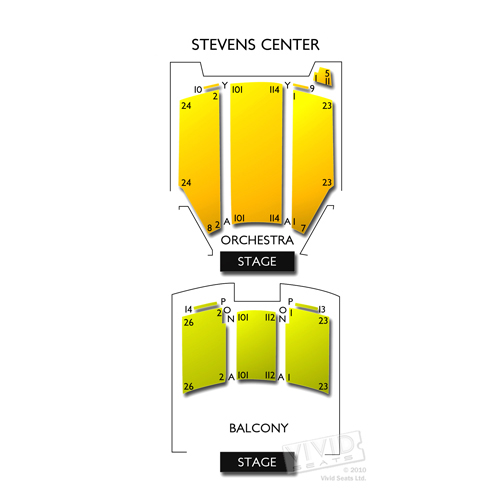 Stevens Center Seating Chart | Vivid Seats