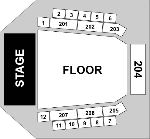 Archer Music Hall / Arrow Venue Map