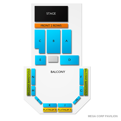 MegaCorp Pavilion Venue Map