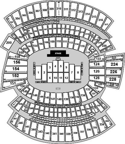 Paycor Stadium Venue Map