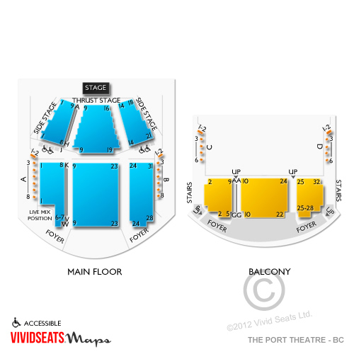 Porthouse Theater Seating Chart