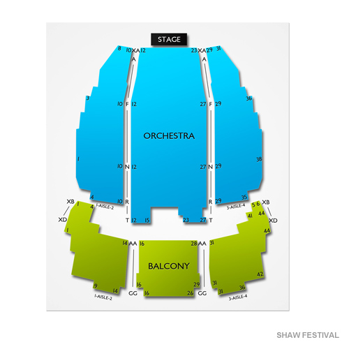 Shaw Festival Seating Chart Vivid Seats