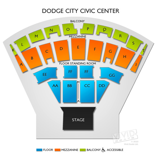 Dodge City Civic Center Seating Chart | Vivid Seats