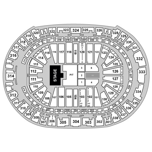 Lenovo Center Venue Map
