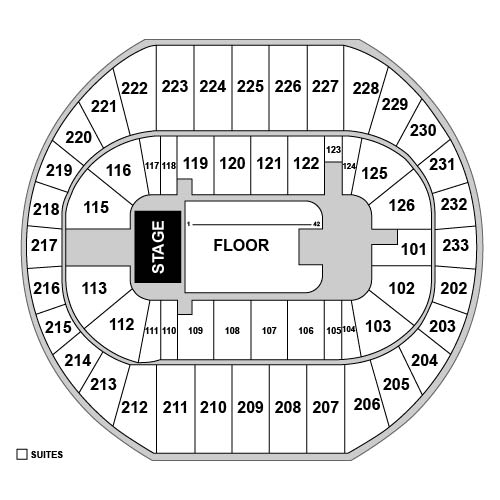 Pacific Coliseum Venue Map