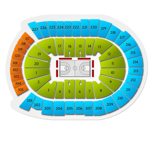 T-Mobile Arena Venue Map