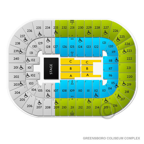 Greensboro Coliseum Seating Chart For Trans Siberian Orchestra
