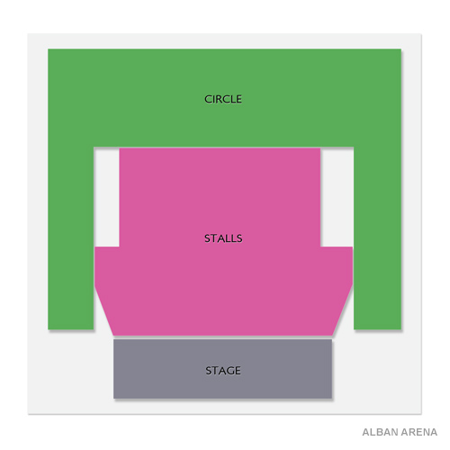 Alban Arena Venue Map