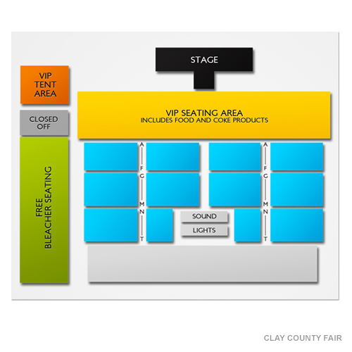 Clay County Fair - Iowa Venue Map
