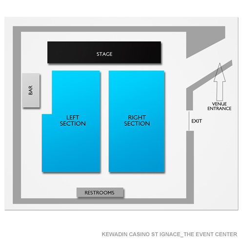 Kewadin Casino St Ignace Venue Map