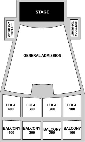 Vic Theatre Venue Map