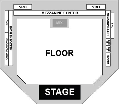 The Van Buren Venue Map