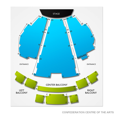 Confederation Centre Of The Arts Seating Chart