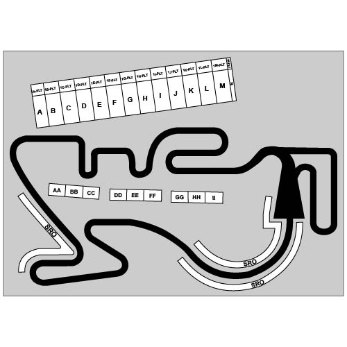 Las Vegas Motor Speedway Venue Map