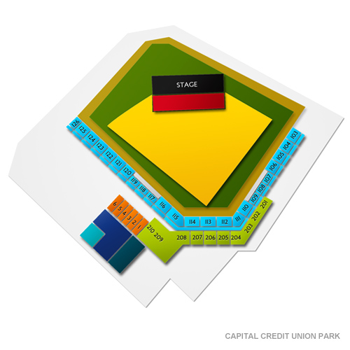 Venue seating map