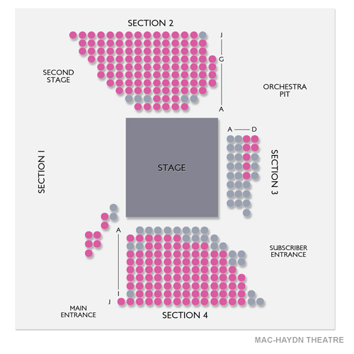 Mac-Haydn Theatre Venue Map