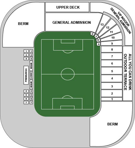 Cashman Field Venue Map