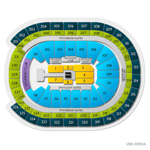 UBS Arena Venue Map