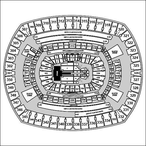 MetLife Stadium Venue Map