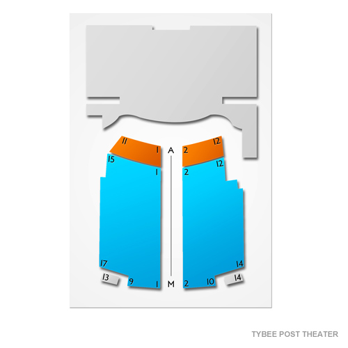 Tybee Post Theater Venue Map