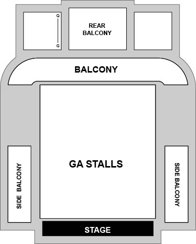 O2 City Hall Venue Map