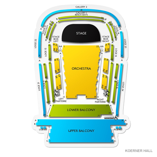 Koerner Hall Seating Chart | Vivid Seats