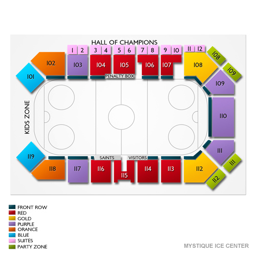 Des Moines Buccaneers Seating Chart