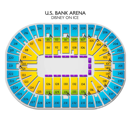 Heritage Bank Center Venue Map
