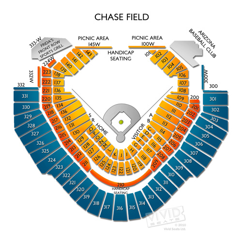 Chase Field Seating Chart For Royal Rumble Chart Walls