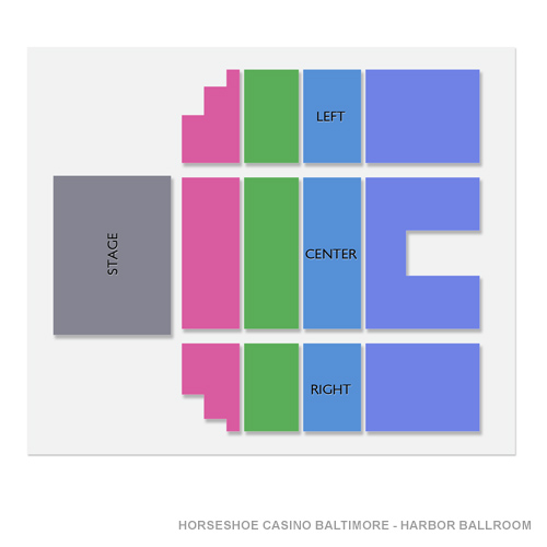 Venue seating map
