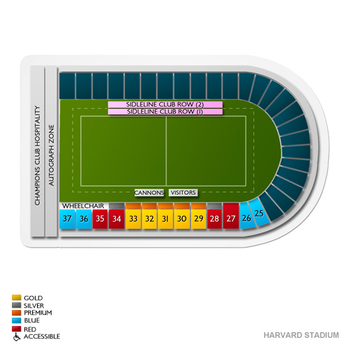 Harvard Stadium Venue Map