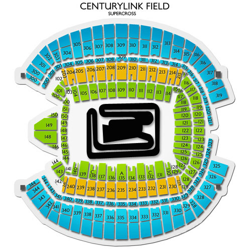 Centurylink Stadium Seating Chart Rows