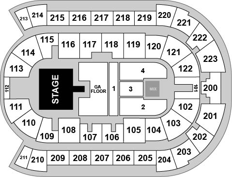 Brandt Centre Venue Map