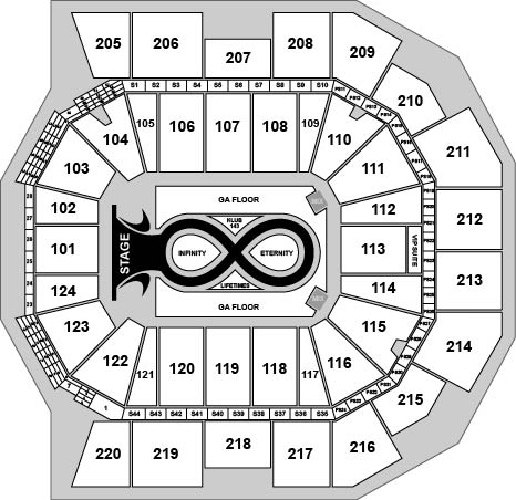 Moody Center ATX Venue Map